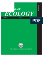 Indian Journal Of: Ecology