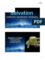 Salvation: Justification Sanctification Glorification