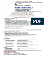 0 Informes Examen de Admisión 2020-2 PDF