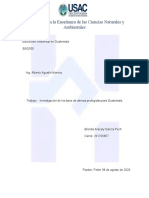 Ubicación de Las Principales Áreas Protegidas de Guatemala