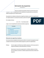 Derivacion de Programas - 1 PDF