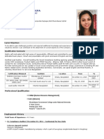 Shaila Chowdhury Dipa CV PDF