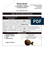 Ficha Tecnica Del Ñame Proyecto PDF