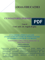 Curs 4 Cunoasterea Personalitatii - PPSX