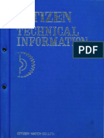 1971 Citizen Technical Information