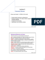 General Chemistry Review: Pease Read Chapter 1 of White For This Week