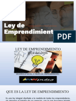 Ley Emprendimiento