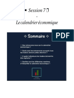 Session 07 - Le Calendrier Économique PDF