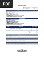 Formato de Orden de Pago a Proveedores | PDF