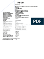 FICHA fz25 PDF