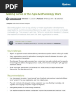 Making Sense of The Agile Methodology Wars