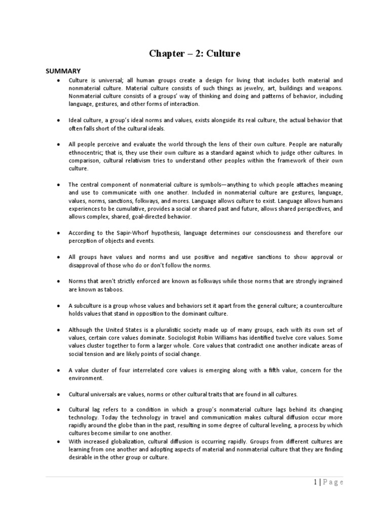 CHAPTER 2 CULTURE QUIZLET visual data 2
