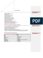 The Mid-Term Exam 1. Answer The Questions: Comment (V1) : Ovih 15 Pitanja Vode