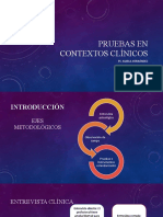 Pruebas en Contextos Clínicos