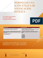 Cómo diferenciar una intoxicación alcohólica de una metílica