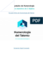 Curso Gratuito de Numerología - Números Maestros 3 Dígitos