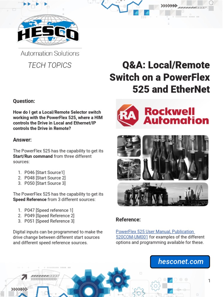Tech Topic Local Remote Switch 525 1 PDF | PDF | Computer Networking ...