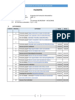 Cronograma de Actividades - Filosofía - 20202 PDF