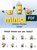 Literacy Review Game Slides