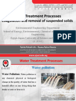 Water Treatment Processes: Coagulation and Removal of Suspended Solids