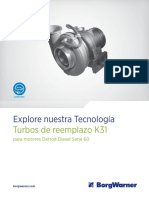 Borg - Turbo Detriot Diesel Series 60 k31 Sheet Spanish 10 17 PDF