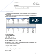 Solution - D'exercices N°01 - Acrotère - SBA