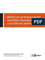 NIOSH List of Antineoplastic and Other Hazardous Drugs in Healthcare Settings, 2016