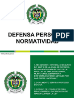 Presentacion Defensa Personal Normatividad