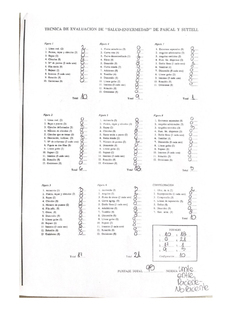 Tecnica de Evaluacion de Salud-Enfermedad de Pascal y Suttell | PDF