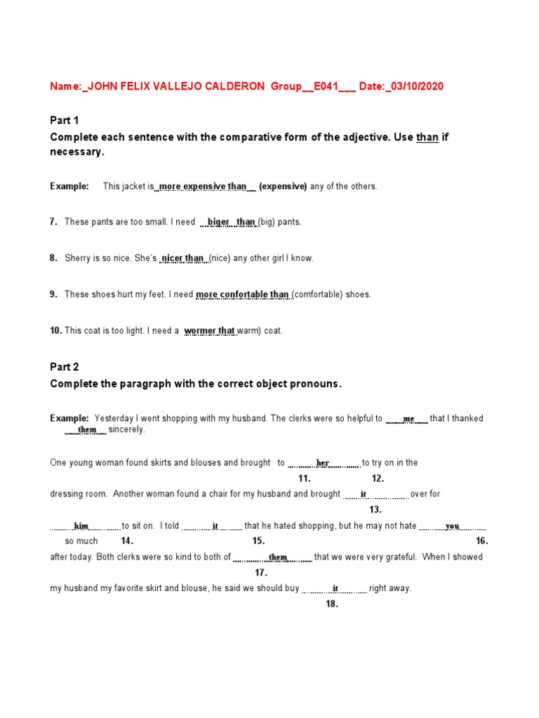 Unit 3 AssessmentHandout | PDF | Clothing | Human Body