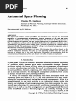 Automated Space Planning: Charles M. Eastman