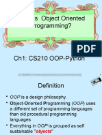 What Is Object Oriented Programming?: Ch-1 OOP in Python Updated & Revised by Dr. Ra'ed M. Al-Khatib (2019)