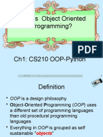 What is Object Oriented Programming