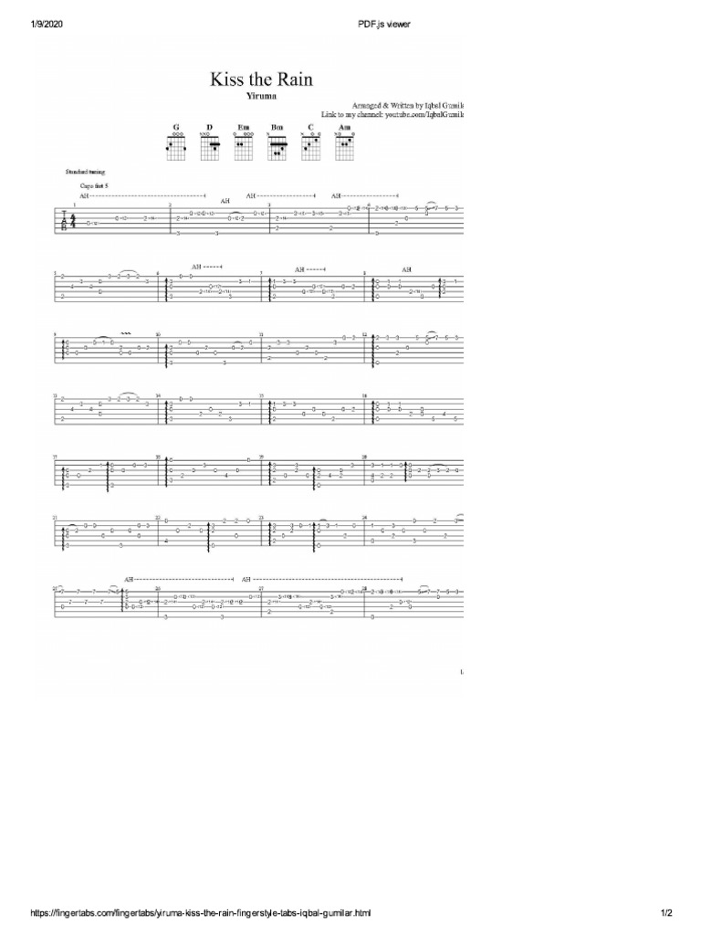 Kiss The Rain | PDF