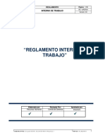 Reglamento Interno de Trabajo PDF