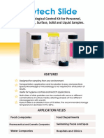 Hytech Slide: Microbiological Control Kit For Personnel, Equipment, Surface, Solid and Liquid Samples