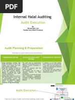 Audit Execution in Internal Halal Auditing PDF