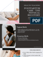 Health Teaching Postpartum - Ramos