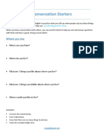 Conversation Starters PDF