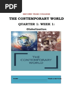 The Contemporary World: Quarter 1: Week 1