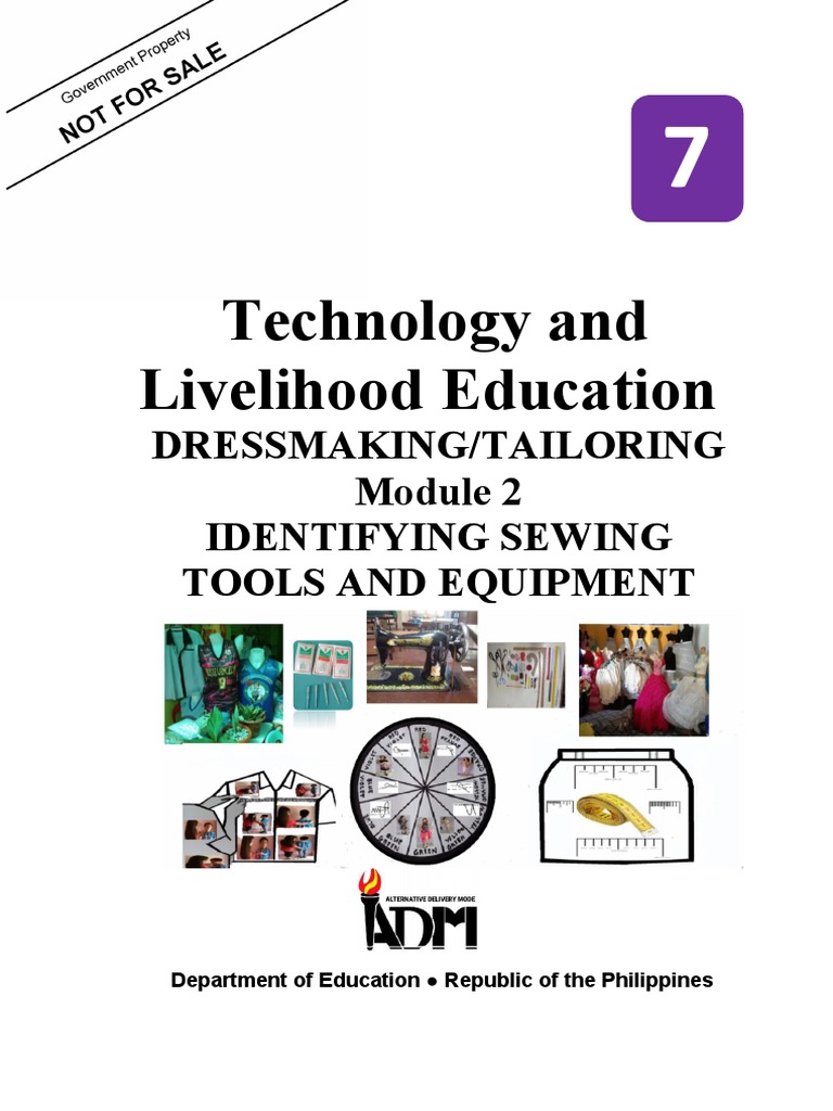 TLE7 HE Dressmaking Q1 Mod2 Identifying-Sewing-Tools-And-Equipment v3 ...