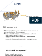 Risk Management: Presented by