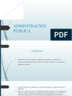 Adminitracion Publica
