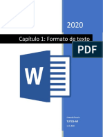 Curso de Word Capitulo 1 Formato de Texto PDF