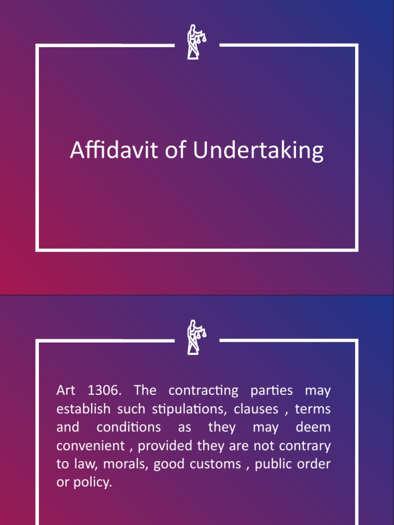 Affidavit of Undertaking, Escheat.m PDF Intestacy Judiciaries