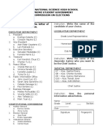 ELECTION BALLOT