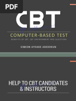 Computer-Based Test: Simeon Ayoade Adedokun