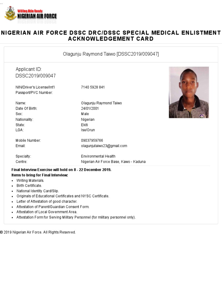 Nigerians intelligence overview