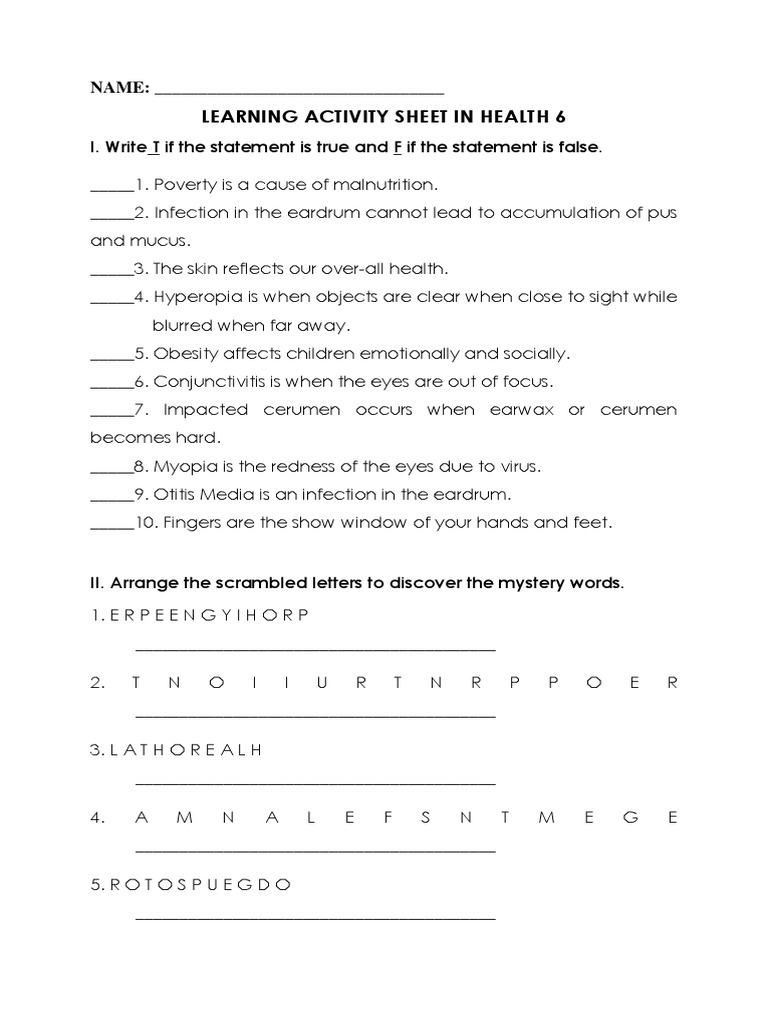 Understanding Health and Well-being | PDF