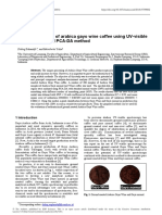 The Classification of Arabica Gayo Wine Coffee Using UV-visible Spectroscopy and PCA-DA Method